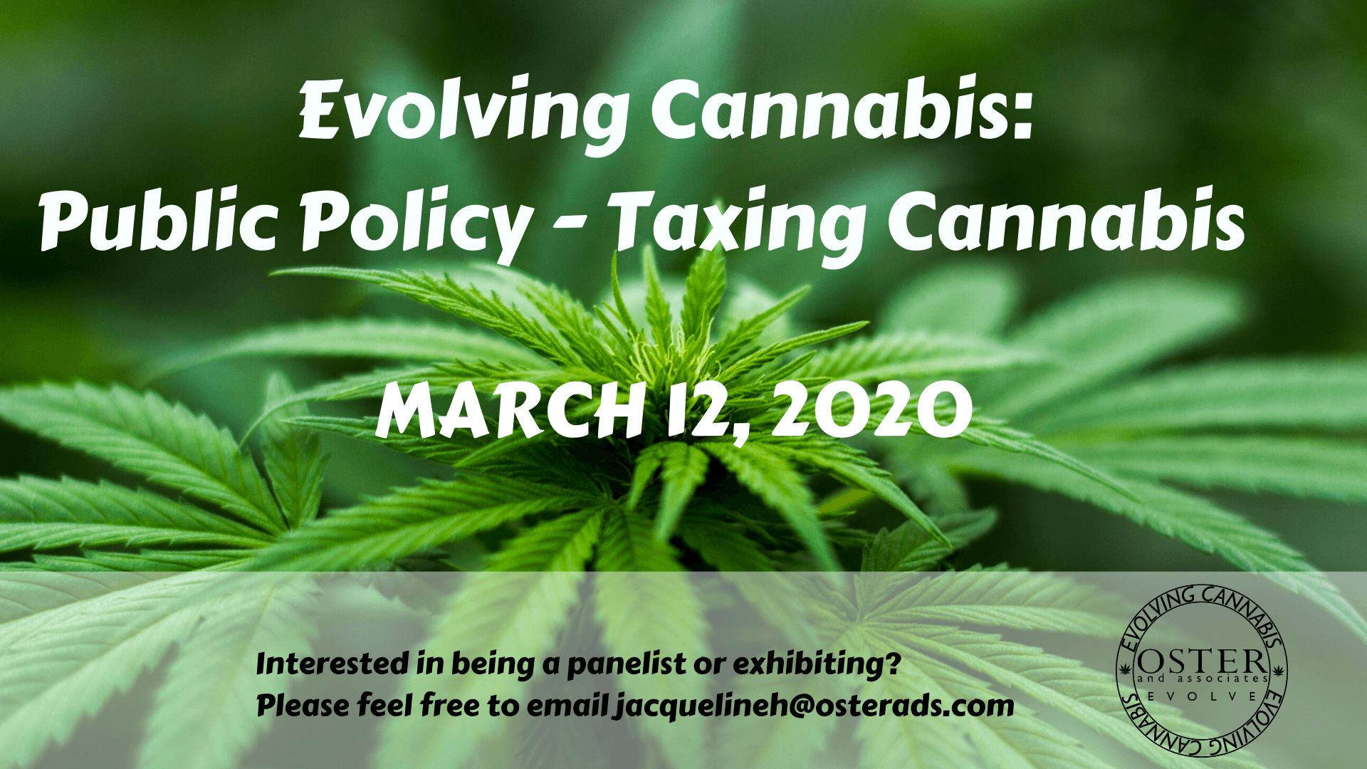Evolving Cannabis: Public Policy - Taxing Cannabis
