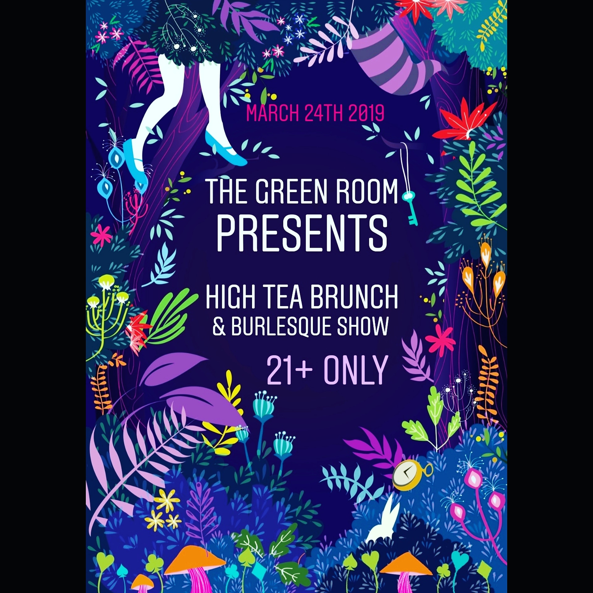 EventHi High Tea Brunch Burlesque Show