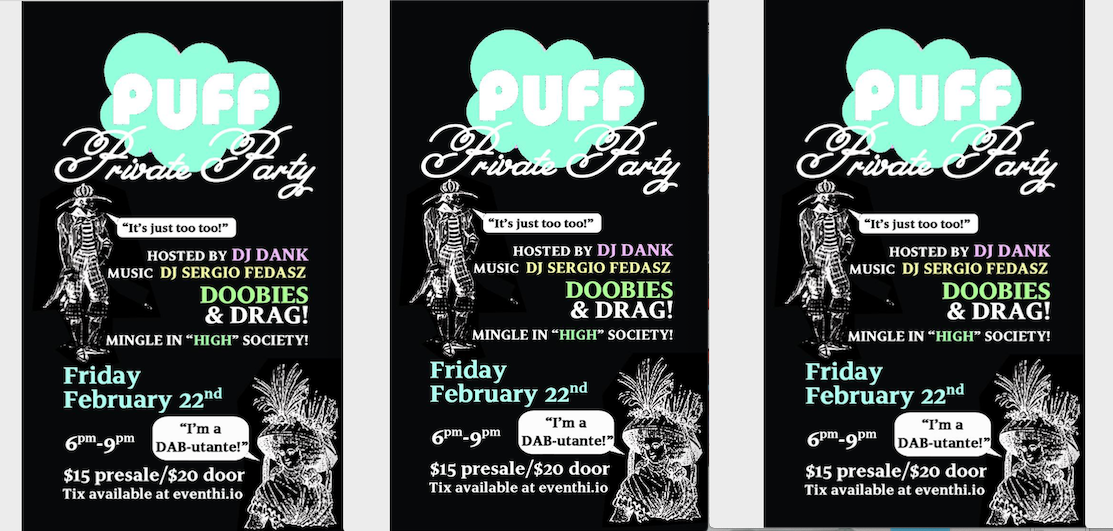PUFF Private Party: Dabs, Doobies & Drag
