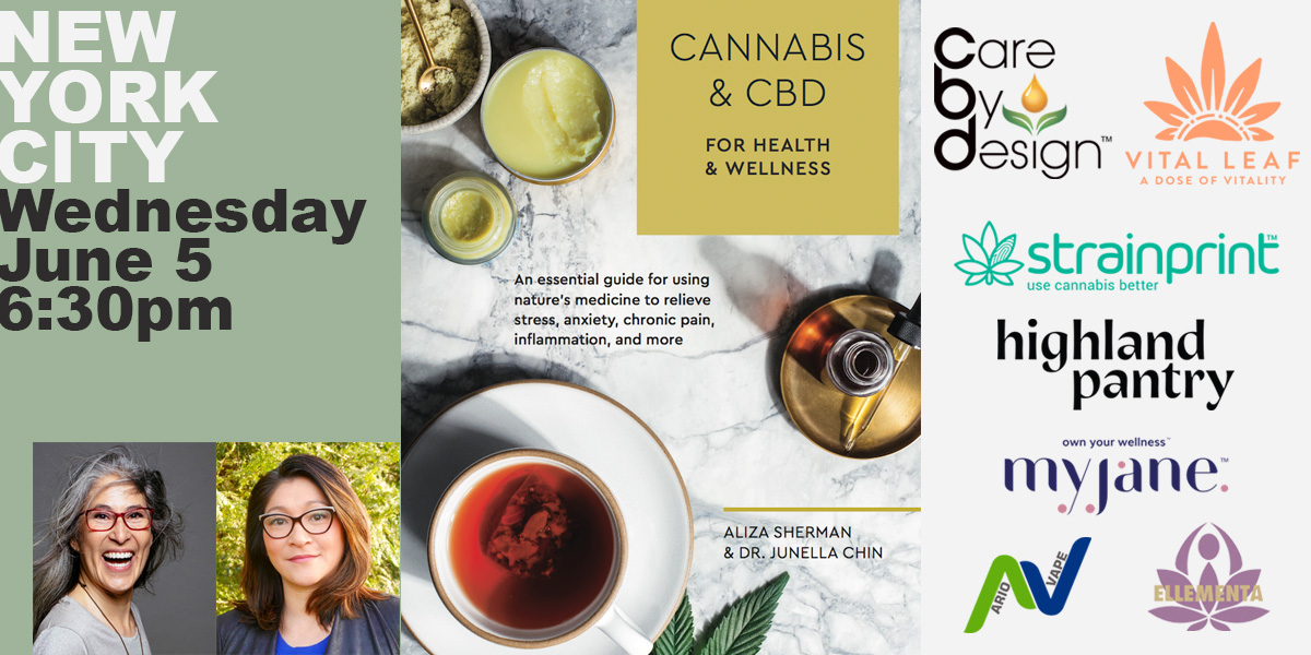 Book Launch Party NYC: Cannabis and CBD for Health and Wellness
