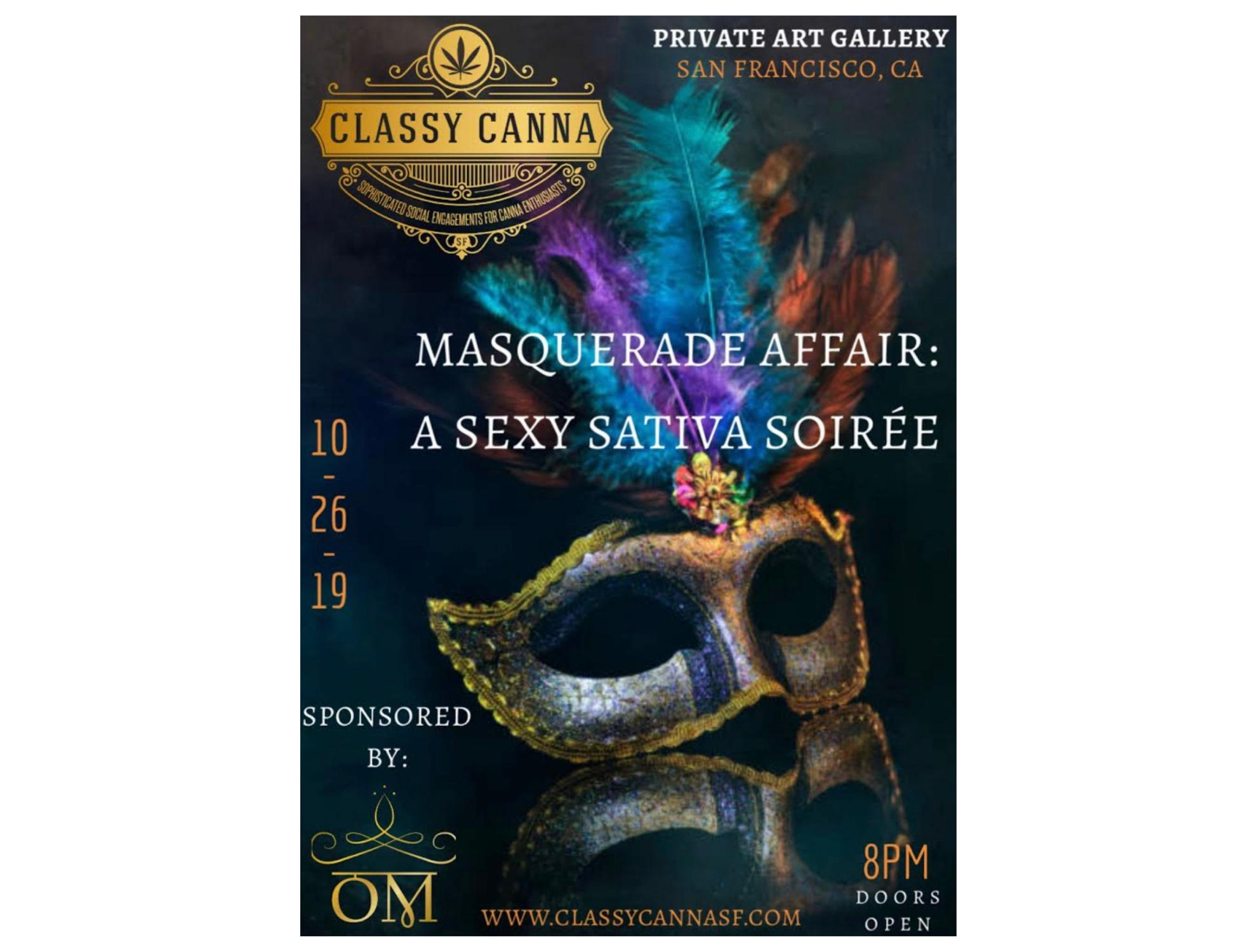 Masquerade Affair ~ A Sexy Sativa Soirée