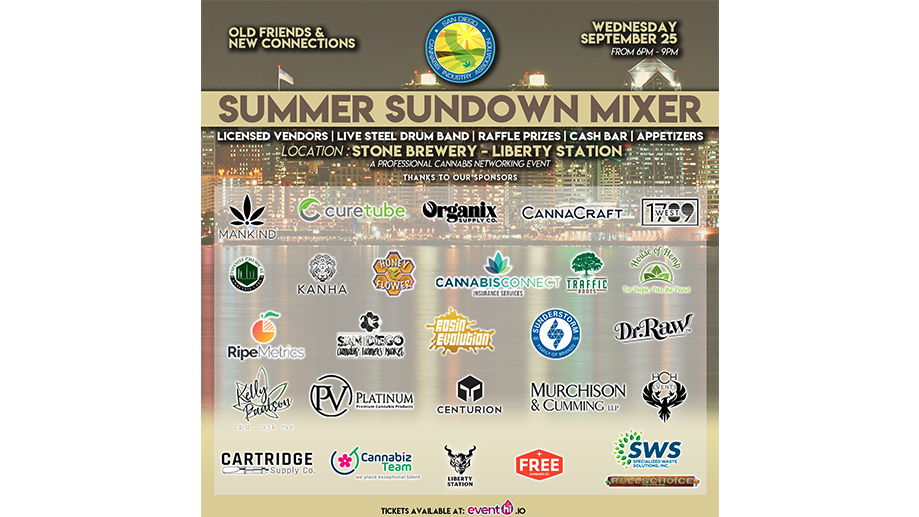 San Diego Cannabis Industry Association - Summer Sundown Mixer