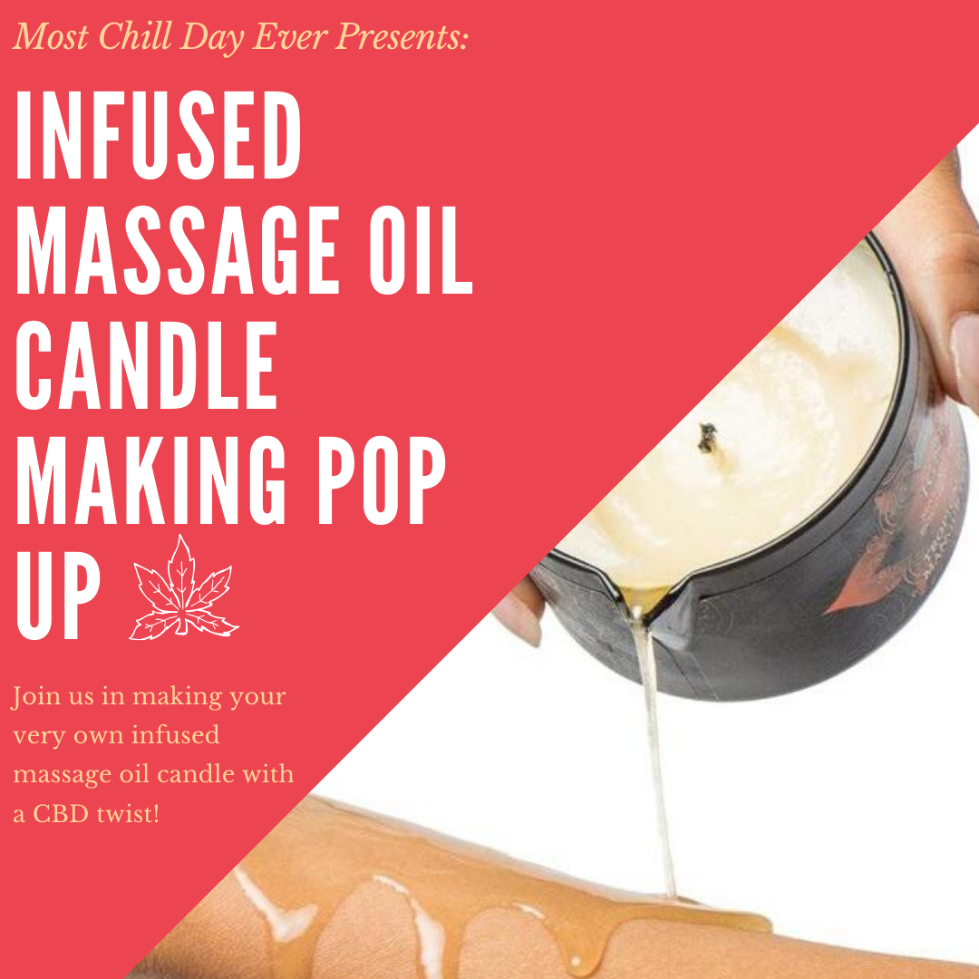 CBD Infused Massage Oil Candle Making Class
