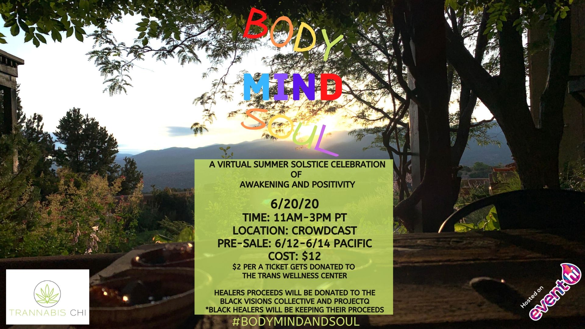 Body, Mind, and Soul: A Virtual Summer Solstice Celebration of Awakening and Positivity