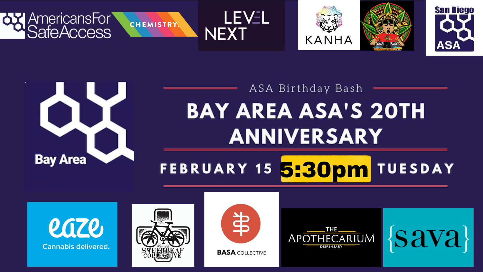 Bay Area ASA's 20th Anniversary Celebration